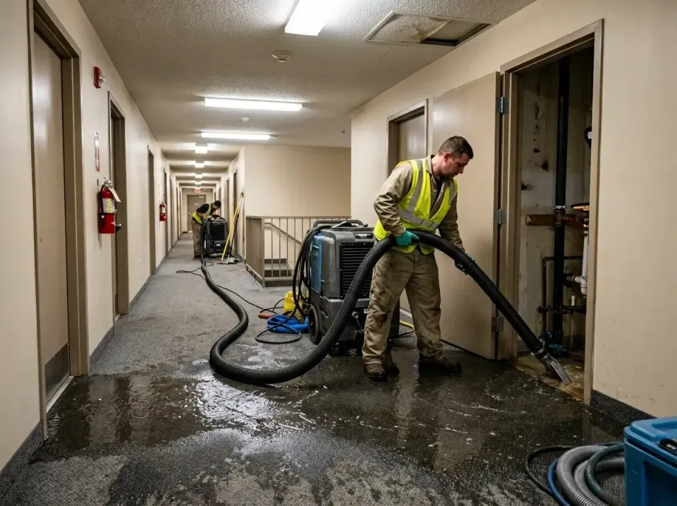 multi-unit-apartment-hallway-f-005 — frequently asked questions, Emergency Burst Pipe Water Extraction & Removal in August,…